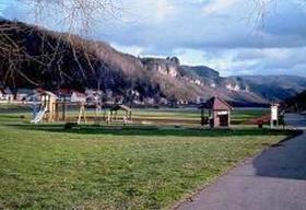 Spielplatz an der Elbe